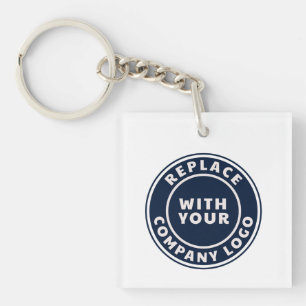 Einfaches Business-Logo Corporate Mitarbeiter indi Schlüsselanhänger
