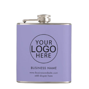 Einfaches Business-Logo Corporate Werbeindividuell Flachmann