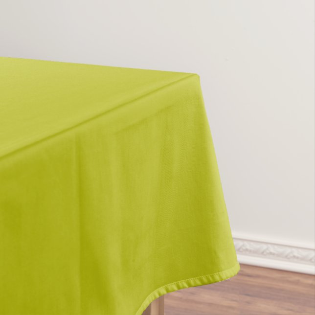 Einfaches Chartreuse-Grün Einfache Farbe Tischdecke (Beispiel)