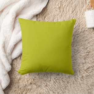 Einfaches Chartreuse Grün Einfarbig Einfache Farbe Kissen
