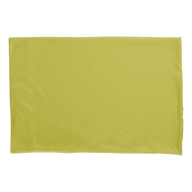 Einfaches Chartreuse Grün Einfarbig Einfache Farbe Kissenbezug (Vorderseite)