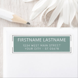 Einfaches Chic Weiß stilisierte Typografie Schrift