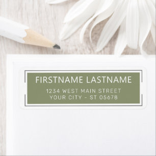 Einfaches Chic Weiß stilisierte Typografie Schrift