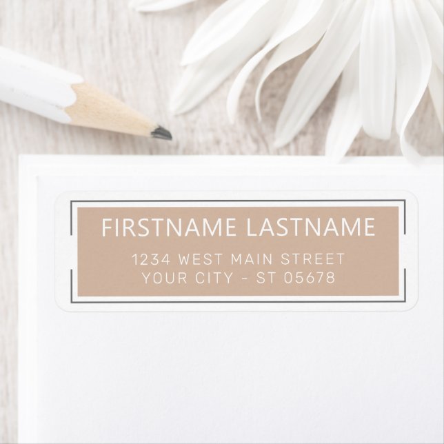 Einfaches Chic Weiß stilisierte Typografie Schrift (Insitu)