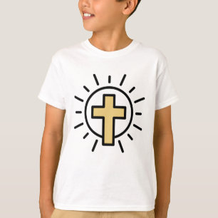 Einfaches Christliches Kreuz T-Shirt
