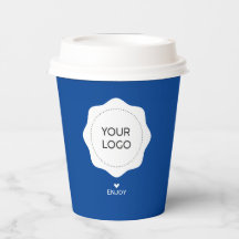 Einfaches Cobaltblaues Business-Logo individuell a