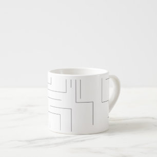 Einfaches, cooles abstraktes Motion Concept Line M Espressotasse