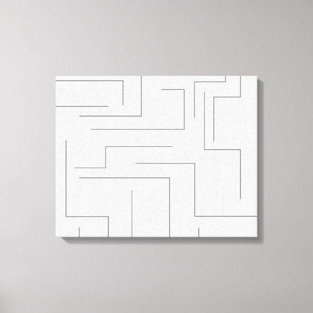 Einfaches, cooles abstraktes Motion Concept Line M Leinwanddruck (Vorderseite)
