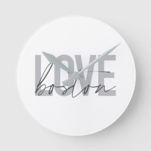 Einfaches, cooles, modernes urbanes Design der Lie Runde Wanduhr