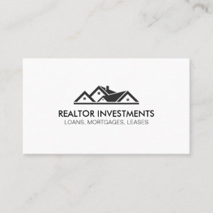 Einfaches Corporate Real Anwesen Agent Visitenkarte