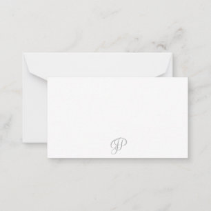 Einfaches Design für das Handschriftzeichen Mitteilungskarte