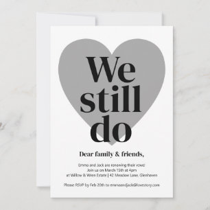 Einfaches Design für Neueinladungen Einladung