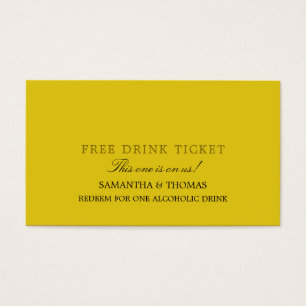 Einfaches Design-kostenloses Trinkticket