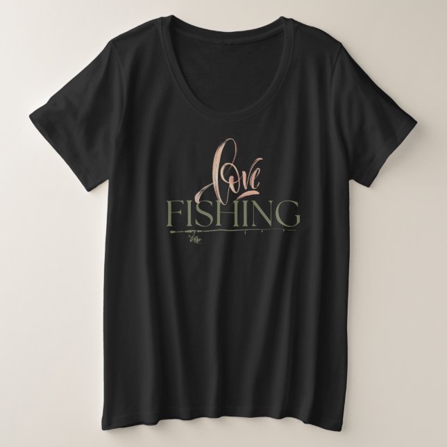 Einfaches Design | Liebe Große Größe T-Shirt (Design vorne)