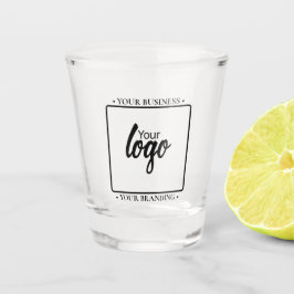Einfaches Design-Logo personalisiert Schnapsglas