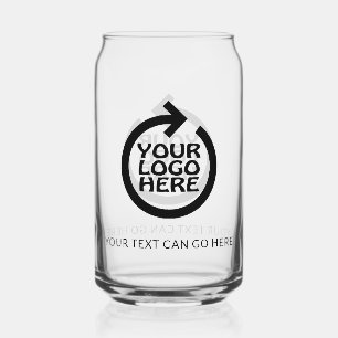 Einfaches Design, personalisiertes Logo Dosenglas