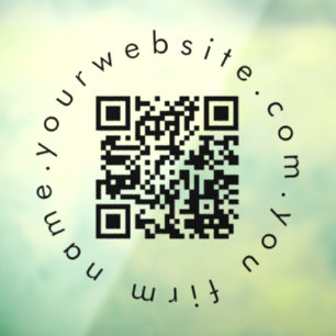 Einfaches Design QR Code für Ihre biznes Window Cl Fensteraufkleber