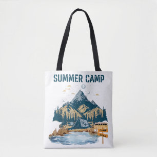 Einfaches Design Sommer Camp