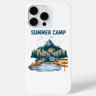Einfaches Design Sommer Camp Case-Mate iPhone Hülle