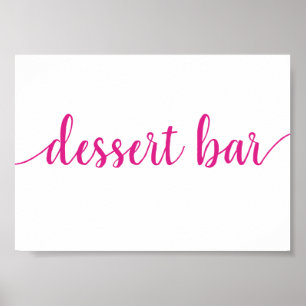 Einfaches Dessert Bar Jedes Ereignis wird in Pin Poster