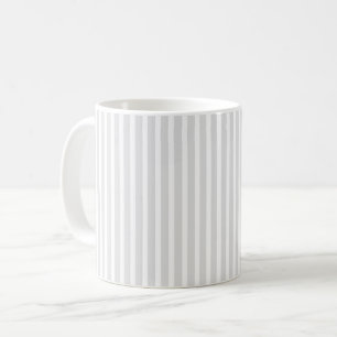 Einfaches doppelseitiges Dekor in Streifen & Käfig Kaffeetasse