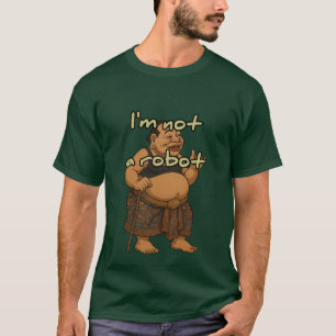 Einfaches dunkles T-Shirt