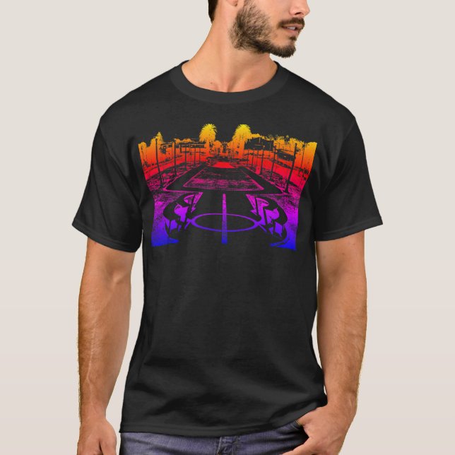 Einfaches dunkles T-Shirt (Vorderseite)
