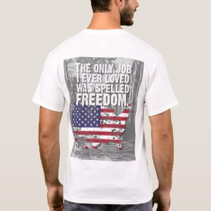 Einfaches dunkles T-Shirt – Freedom Job