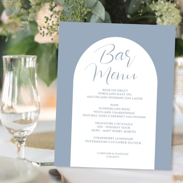 Einfaches elegantes Arch, Grau, Getränk auf der Sp Acrylschild (Von Creator hochgeladen)