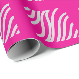 Einfaches elegantes benutzerdefiniertes Logo hier Geschenkpapier
