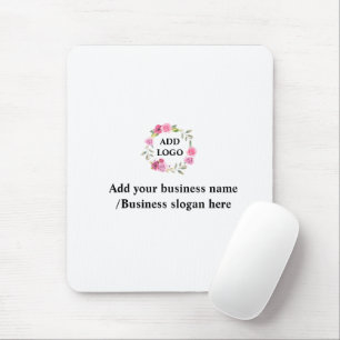 Einfaches elegantes benutzerdefiniertes Logo hier Mousepad