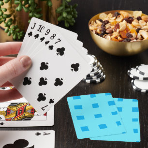 Einfaches elegantes benutzerdefiniertes Logo hier Spielkarten