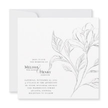 Einfaches elegantes Blumenmuster-Hochzeitsszenario