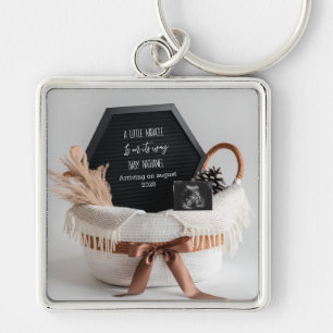 Einfaches elegantes Boho-Geschenk zur Schwangersch Schlüsselanhänger