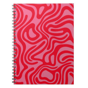 Einfaches, elegantes Design Abstraktes Spiral-Bühn Notizblock
