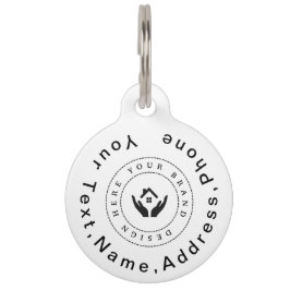 Einfaches elegantes Firmenlogo und Foto für Hausti Haustiermarke