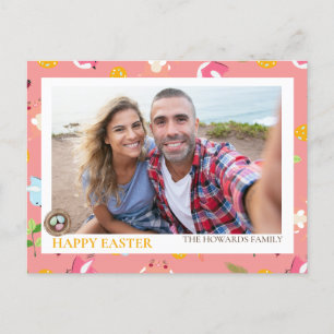 Einfaches Elegantes Foto Feiertagspostkarte