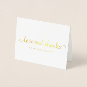 Einfaches elegantes Foto Moderne Hochzeit Folienkarte