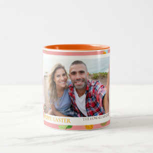 Einfaches Elegantes Foto Zweifarbige Tasse