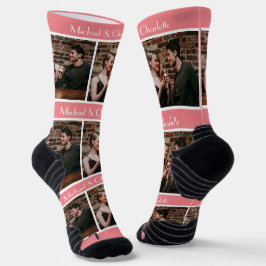 Einfaches elegantes Geschenk Valentinstag Paar Fot Socken
