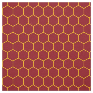 Einfaches elegantes Honeycomb Muster Abstrakt Maro Stoff