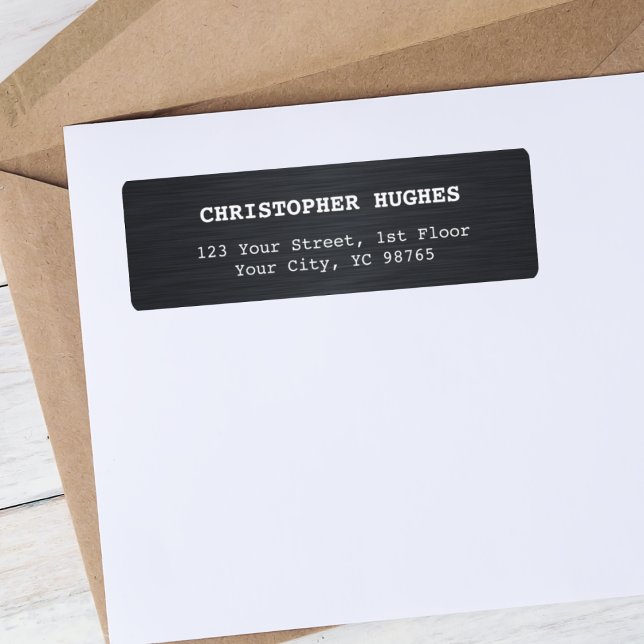 Einfaches elegantes Imitat Metal Schwarz-weiß Busi (Von Creator hochgeladen)