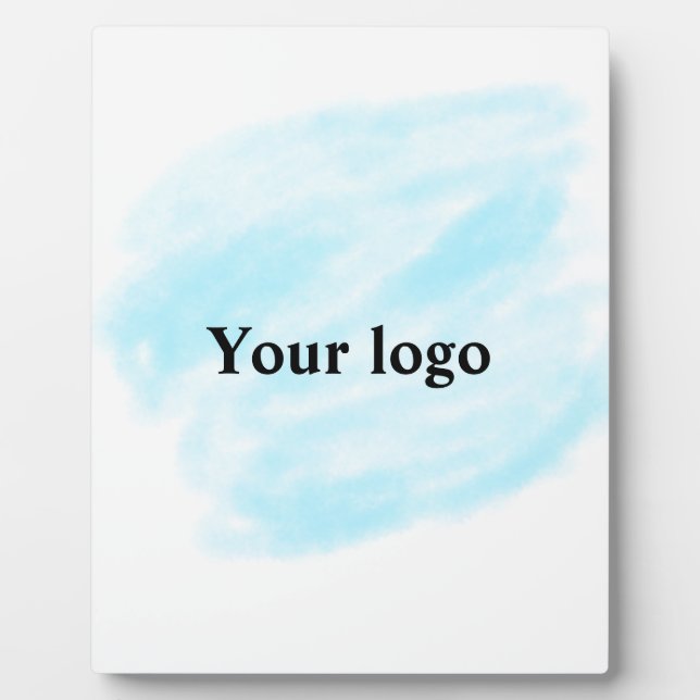 Einfaches, elegantes, individuelles Logo Fotoplatte (Vorderseite)