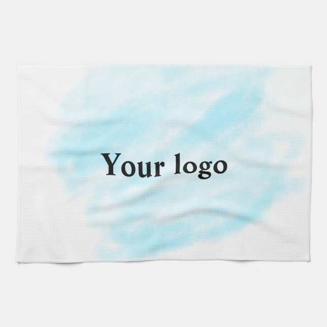 Einfaches, elegantes, individuelles Logo Geschirrtuch (Horizontal)