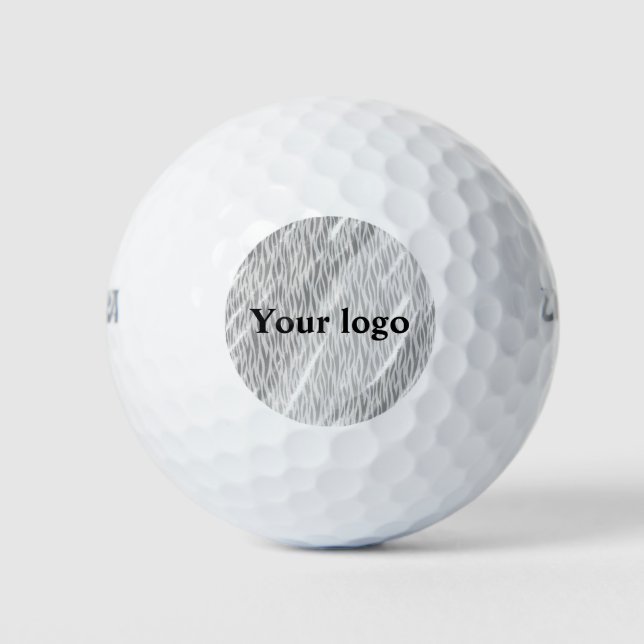 Einfaches, elegantes, individuelles Logo Golfball (Vorderseite)