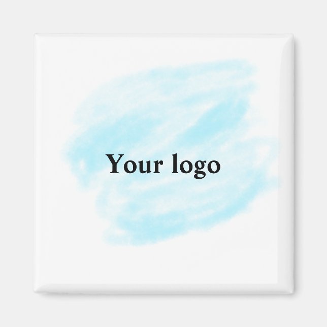 Einfaches, elegantes, individuelles Logo Magnet (Vorne)