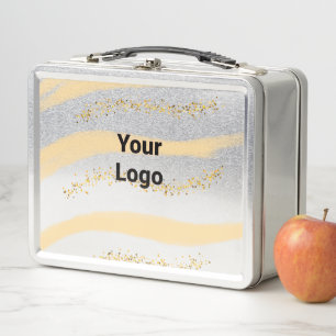 Einfaches, elegantes, individuelles Logo Metall Brotdose
