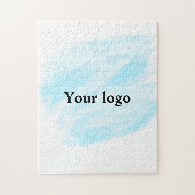 Einfaches, elegantes, individuelles Logo Puzzle (Vertikal)