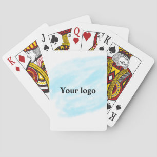 Einfaches, elegantes, individuelles Logo Spielkarten