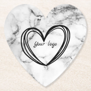 Einfaches, elegantes, individuelles Logo Untersetzer